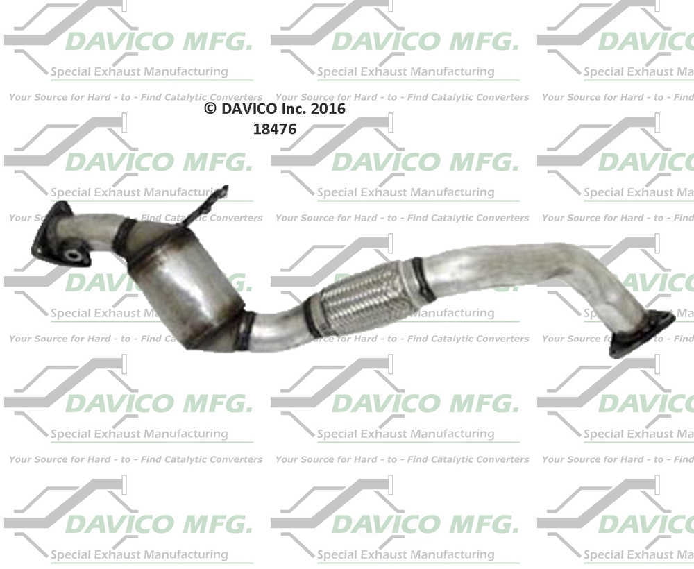 Davico Mfg 18476 Direct-Fit Catalytic Converter