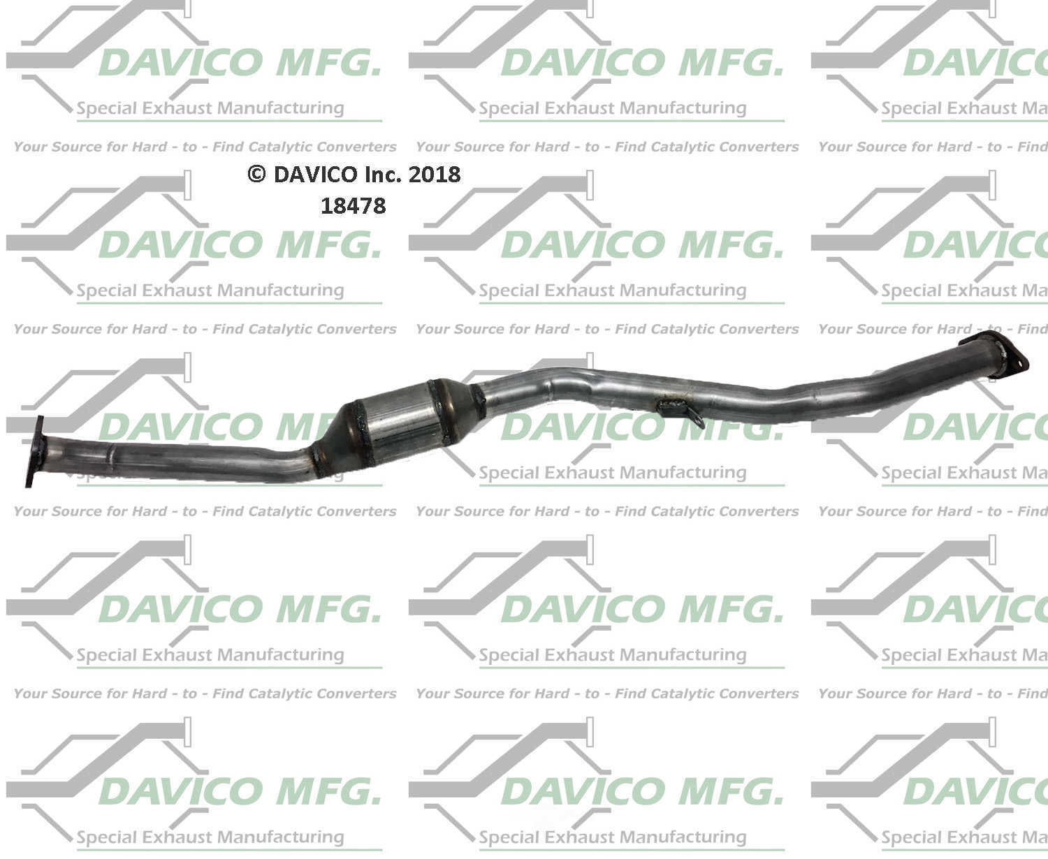 Davico Mfg 18478 Direct-Fit Catalytic Converter