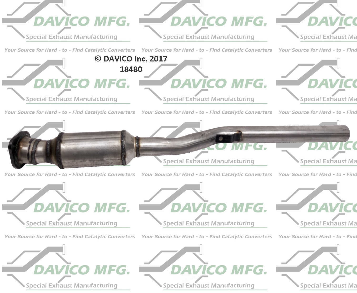 Davico Mfg 18480 Direct-Fit Catalytic Converter