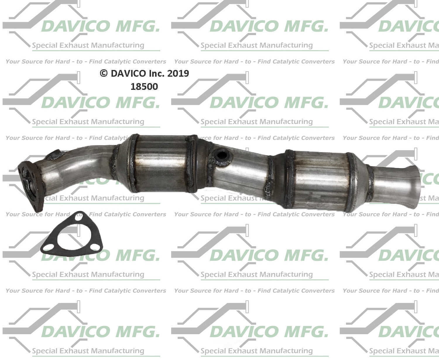 Davico Mfg 18500 Direct-Fit Catalytic Converter