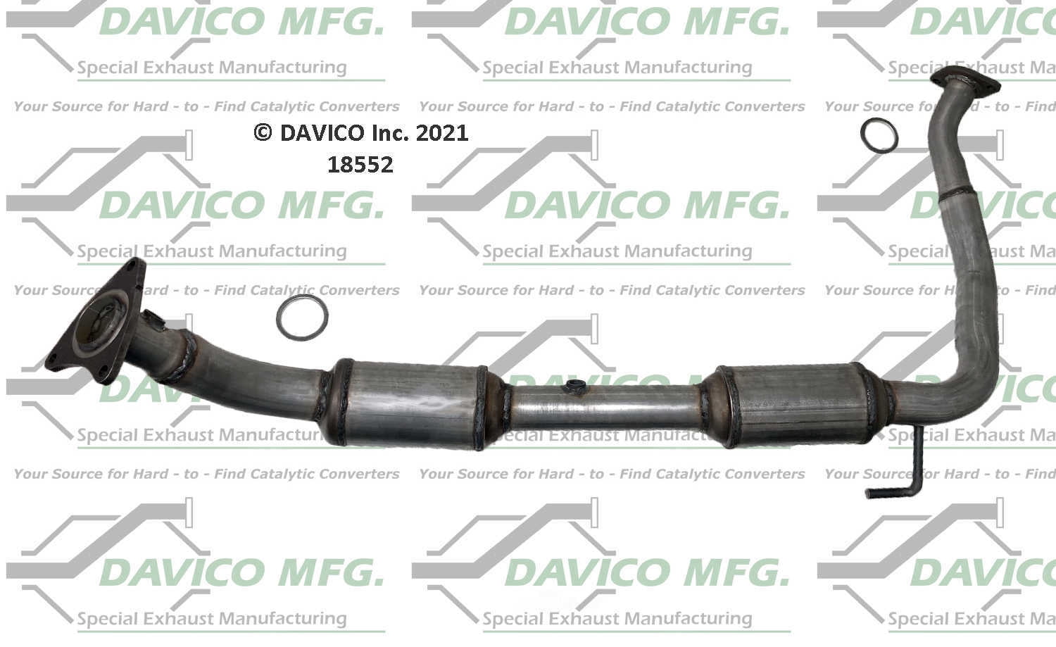 Davico Mfg 18552 Direct-Fit Catalytic Converter