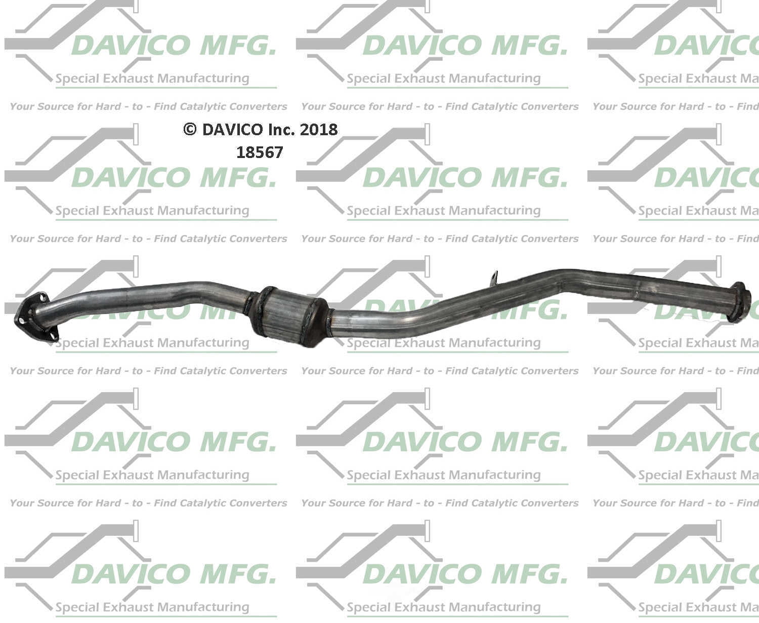 Davico Mfg 18567 Direct-Fit Catalytic Converter