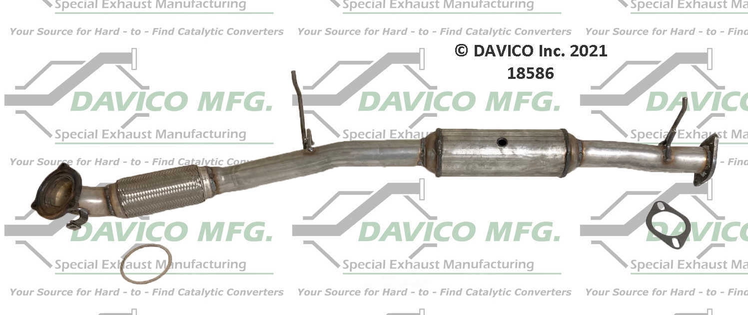Davico Mfg 18586 Direct-Fit Catalytic Converter
