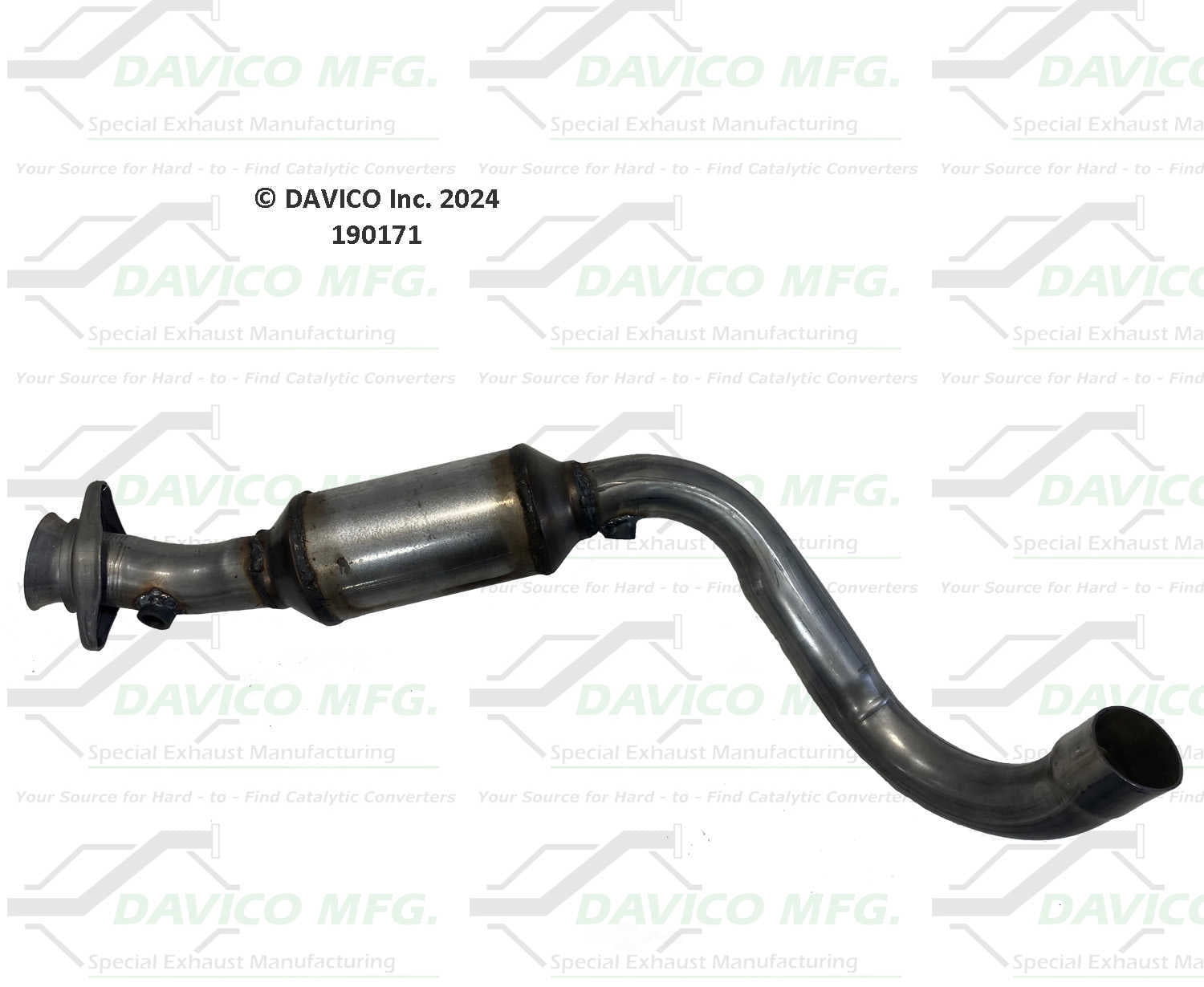 Davico Mfg 190171 Direct-Fit Catalytic Converter