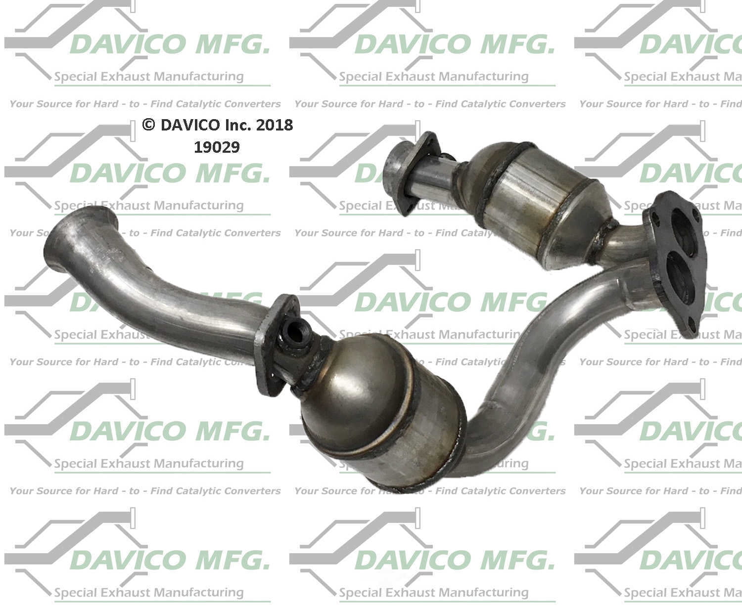 Davico Mfg 19029 Direct-Fit Catalytic Converter