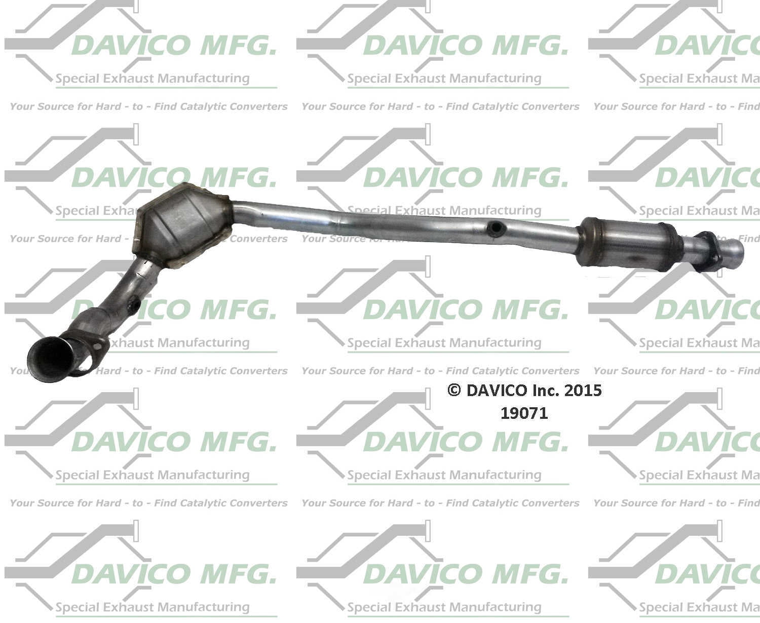 Davico Mfg 19071 Direct-Fit Catalytic Converter