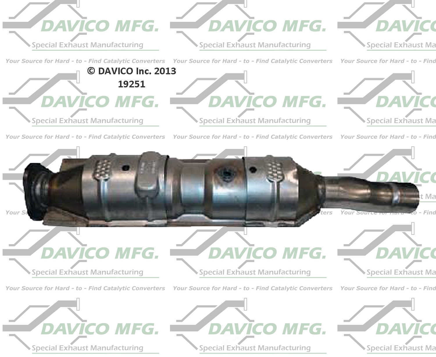 Davico Mfg 19251 Direct-Fit Catalytic Converter