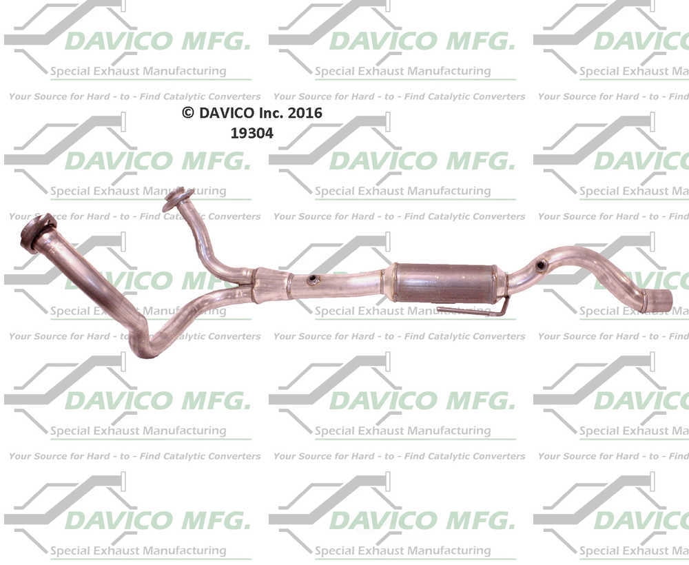 Davico Mfg 19304 Direct-Fit Catalytic Converter