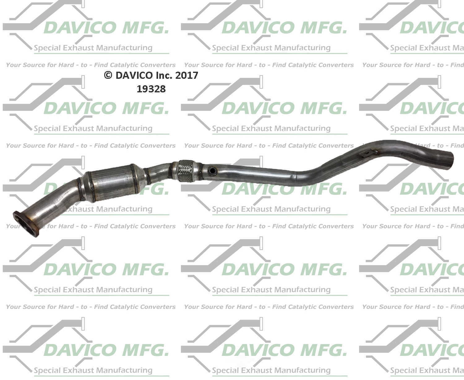 Davico Mfg 19328 Direct-Fit Catalytic Converter