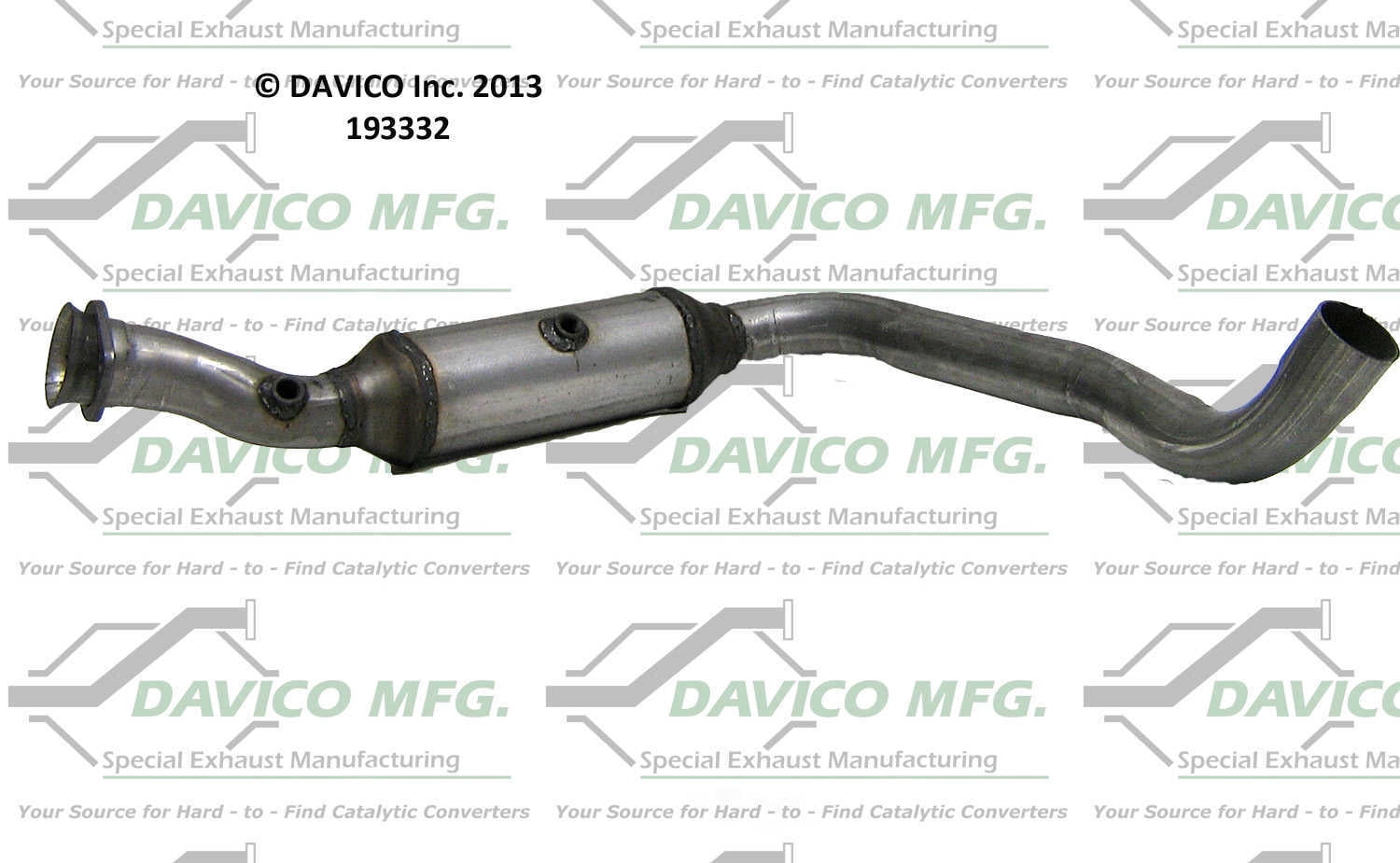 Davico Mfg 193332 Direct-Fit Catalytic Converter