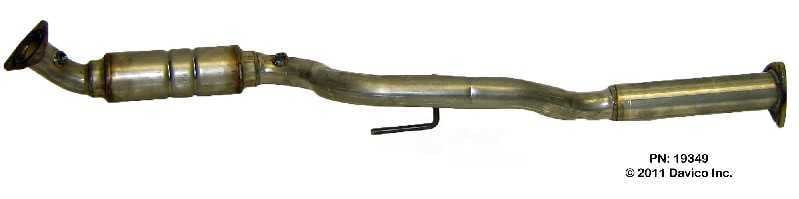 Davico 19349 Catalytic Converter, OE Replacement, Passenger Side Fits select: 2006-2010 CHEVROLET EXPRESS G2500, 2006-2010 CHEVROLET EXPRESS G3500