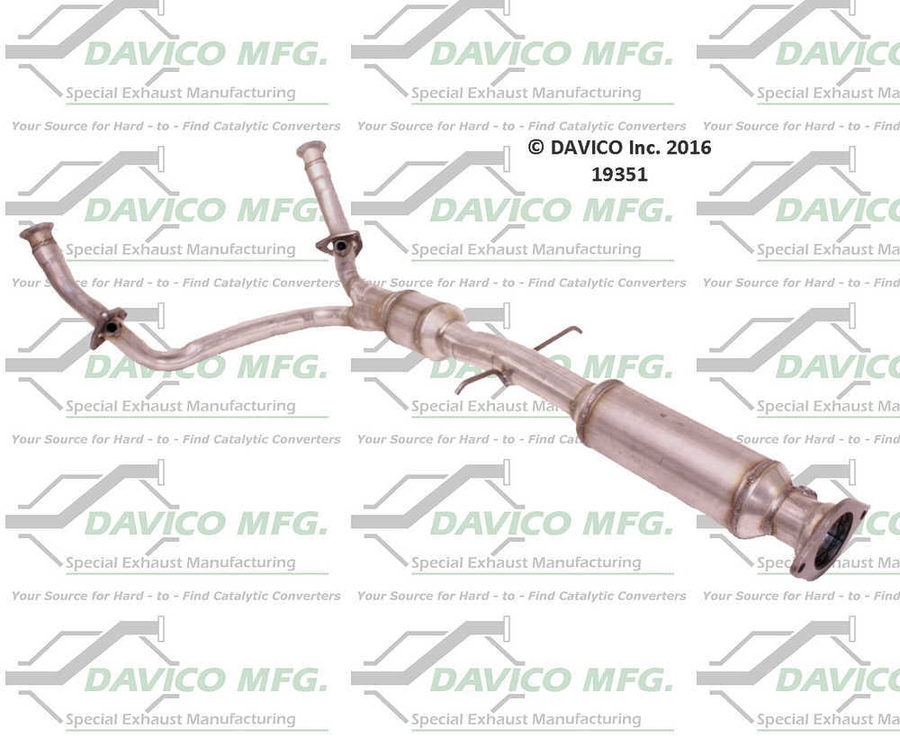 Davico Mfg 19351 Direct-Fit Catalytic Converter