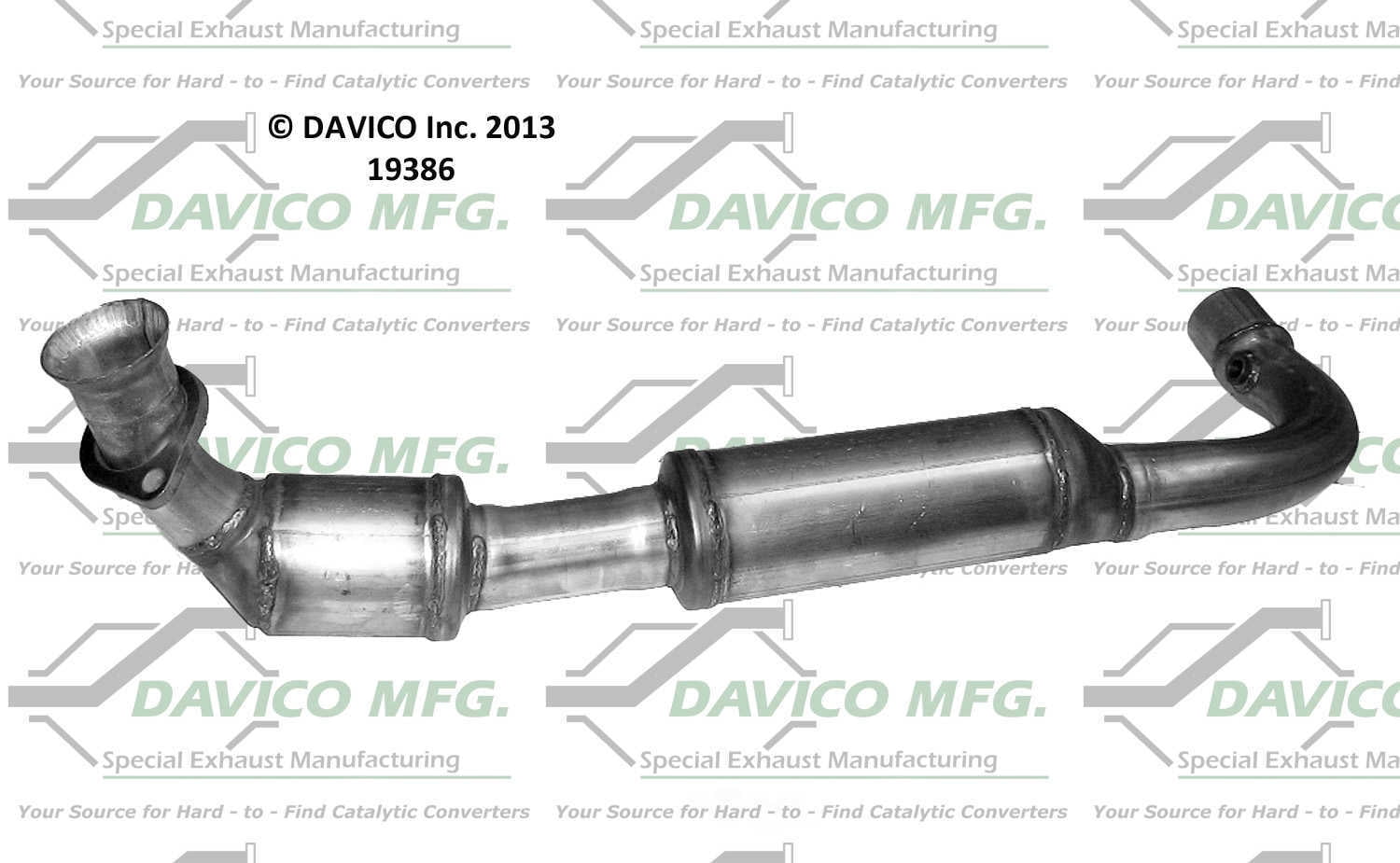Davico Mfg 19386 Direct-Fit Catalytic Converter