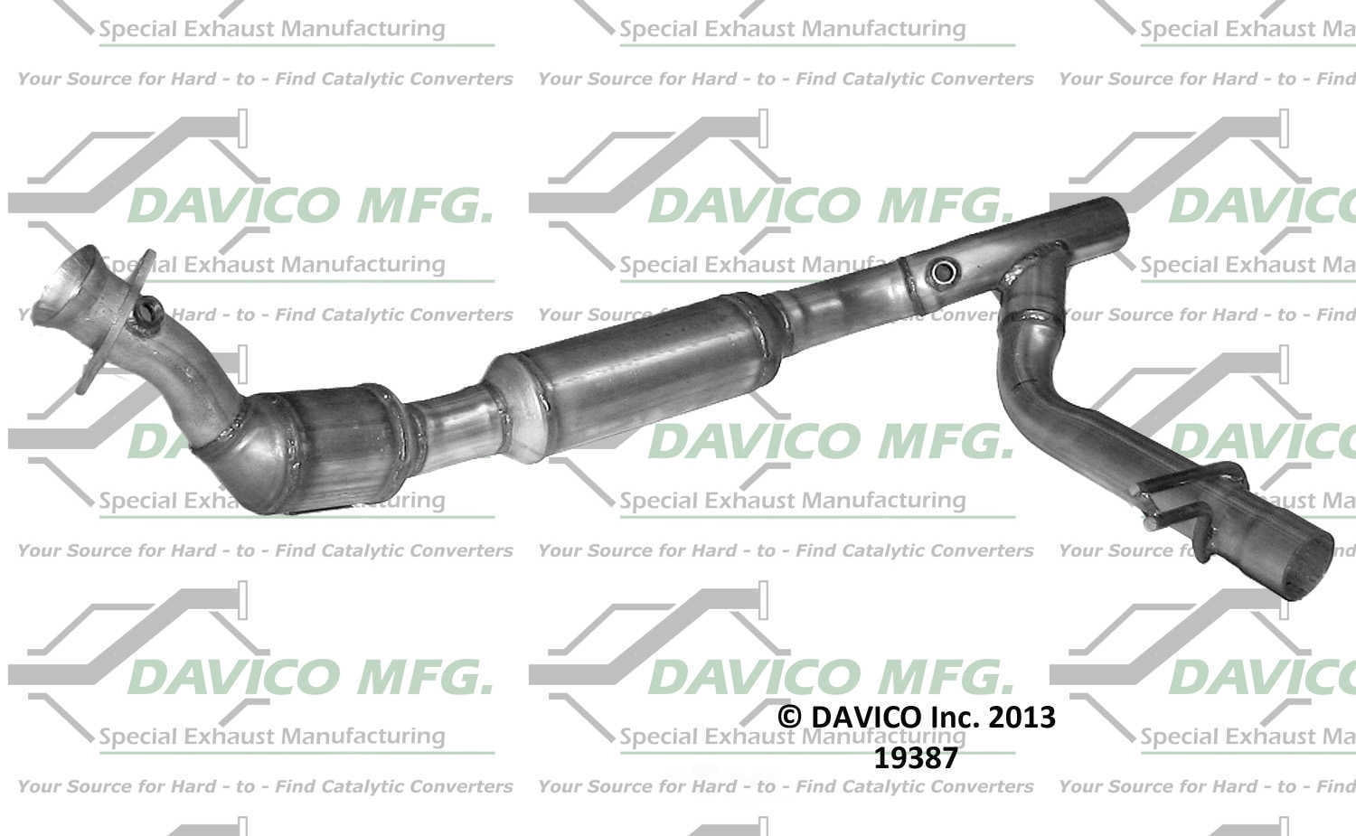Davico Mfg 19387 Direct-Fit Catalytic Converter
