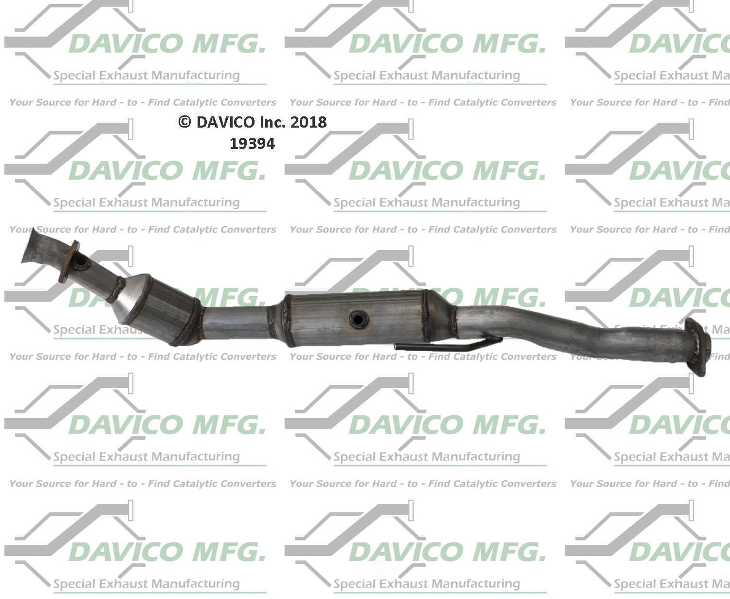 Davico Mfg 19394 Direct-Fit Catalytic Converter