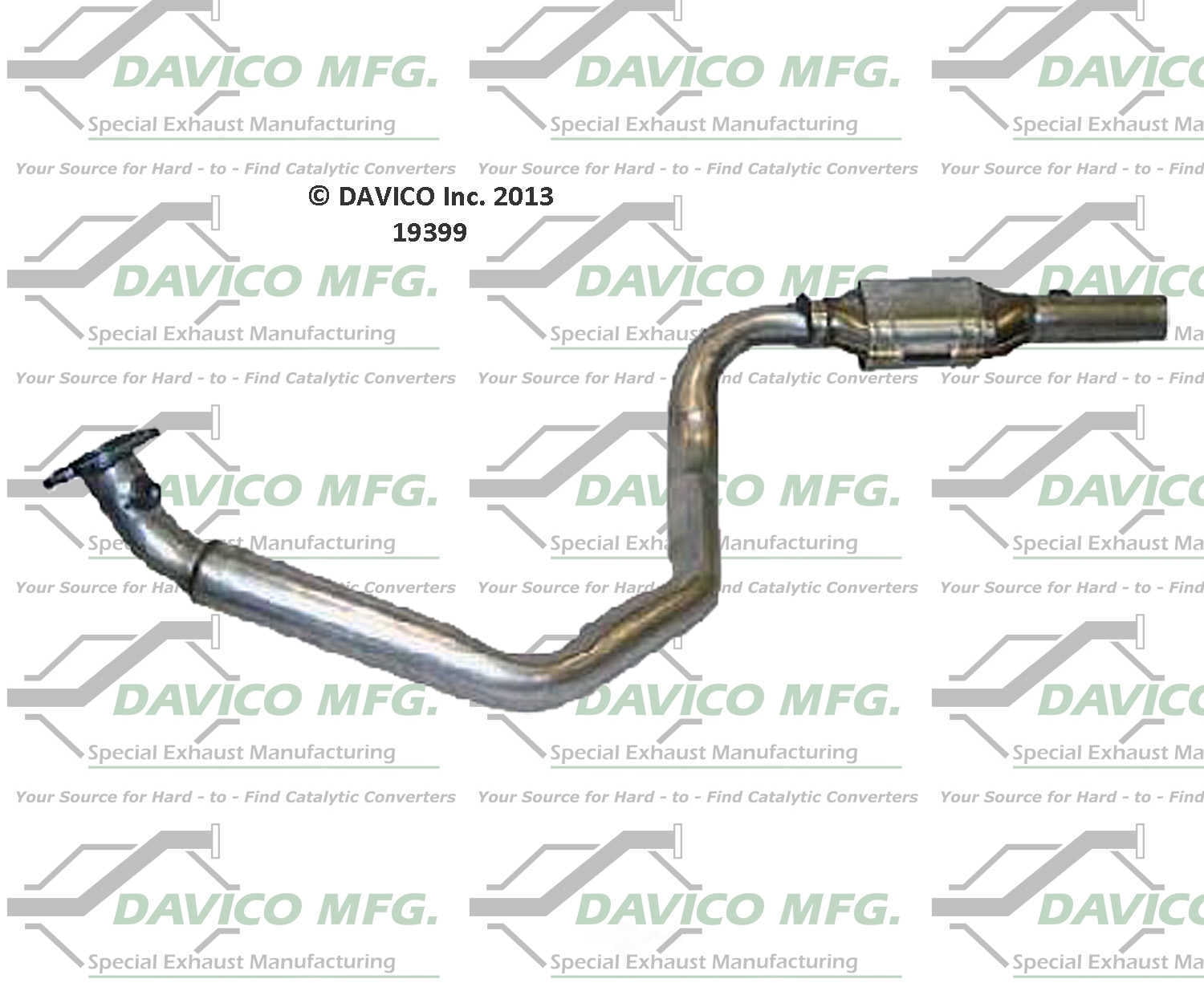 Davico Mfg 19399 Direct-Fit Catalytic Converter