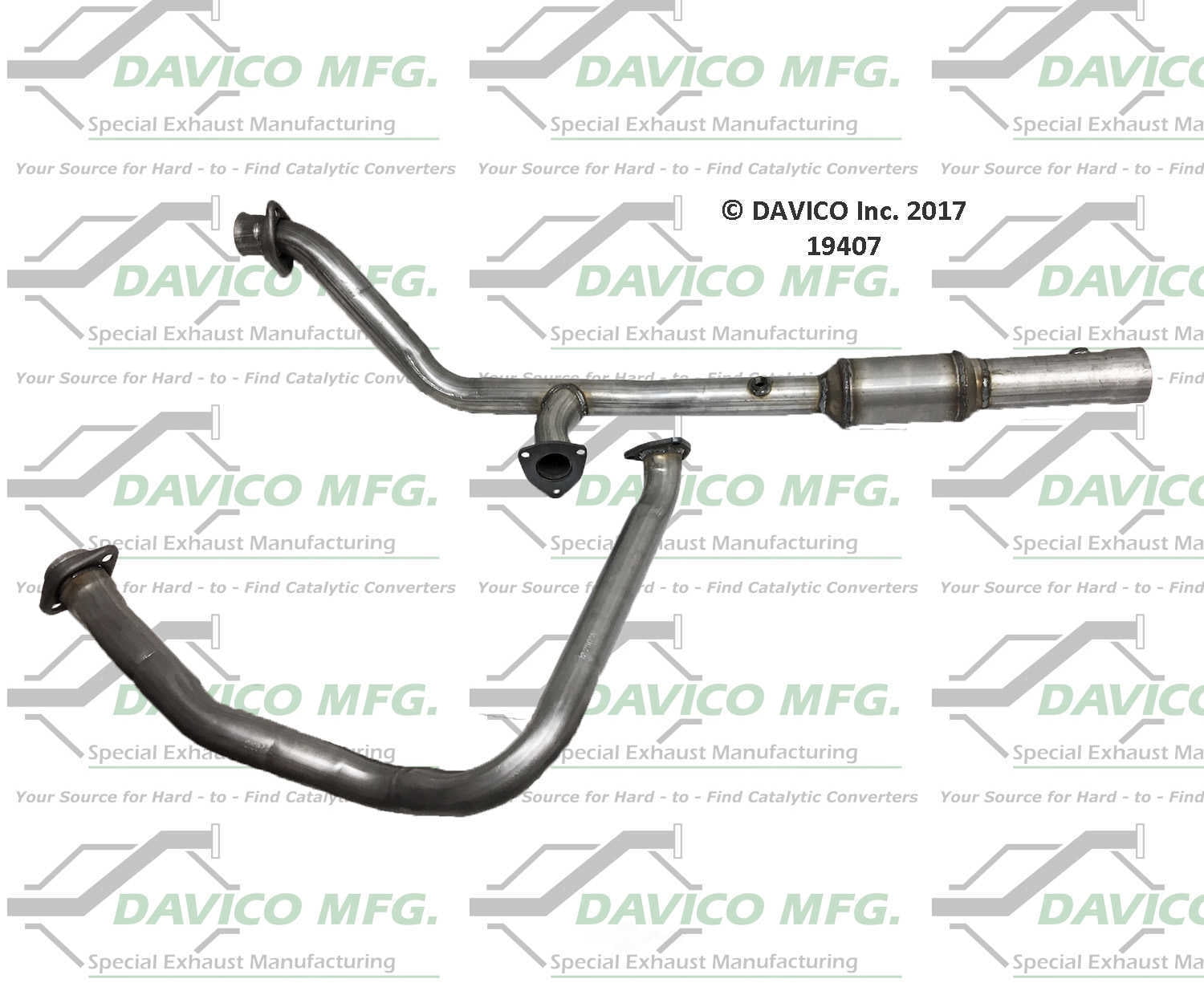 Davico Mfg 19407 Direct-Fit Catalytic Converter