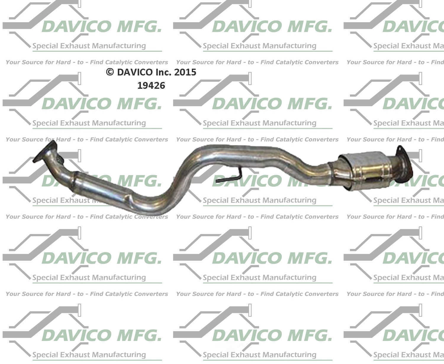 Davico Mfg 19426 Direct-Fit Catalytic Converter