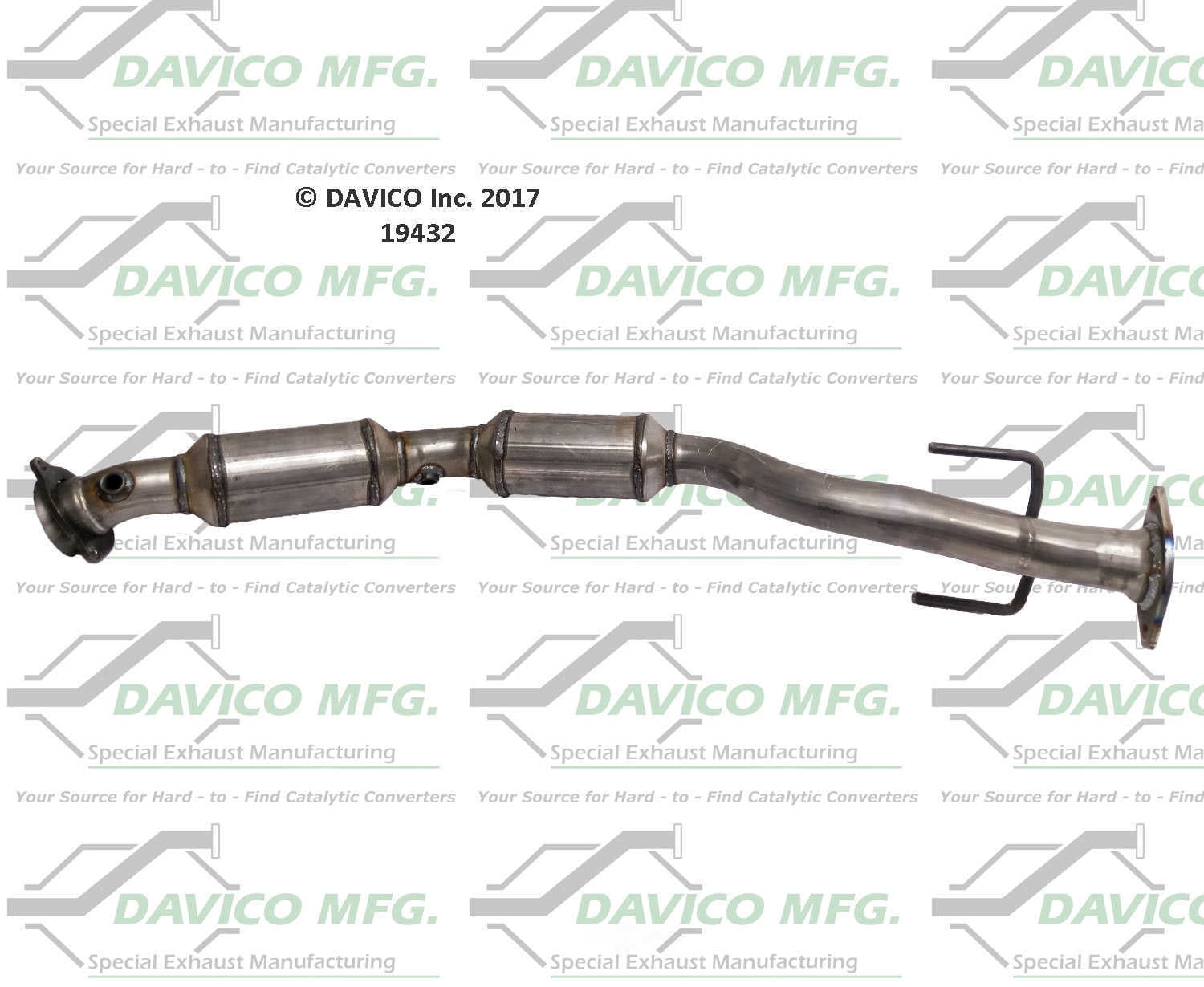 Davico Mfg 19432 Direct-Fit Catalytic Converter