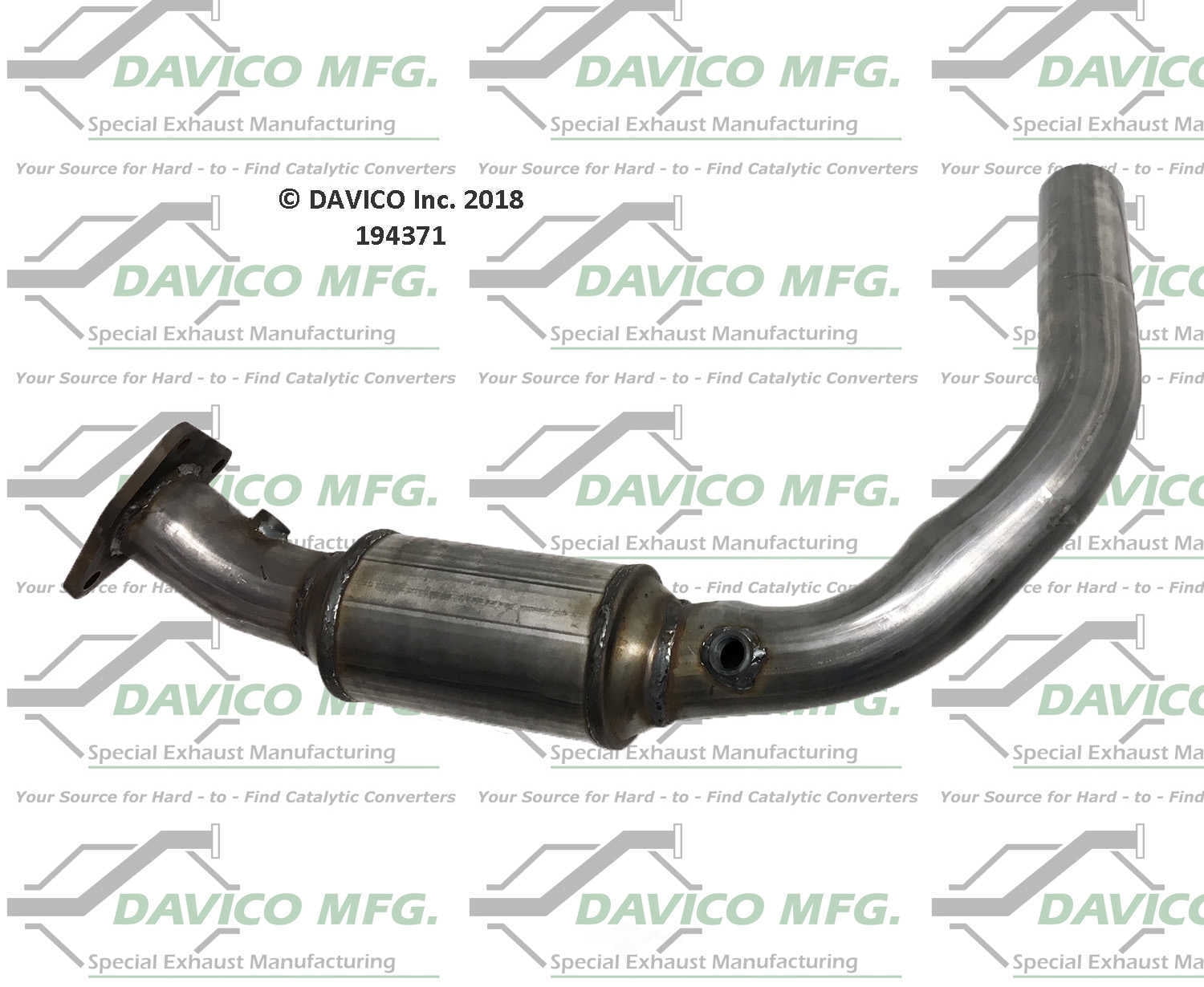 Davico Mfg 194371 Direct-Fit Catalytic Converter