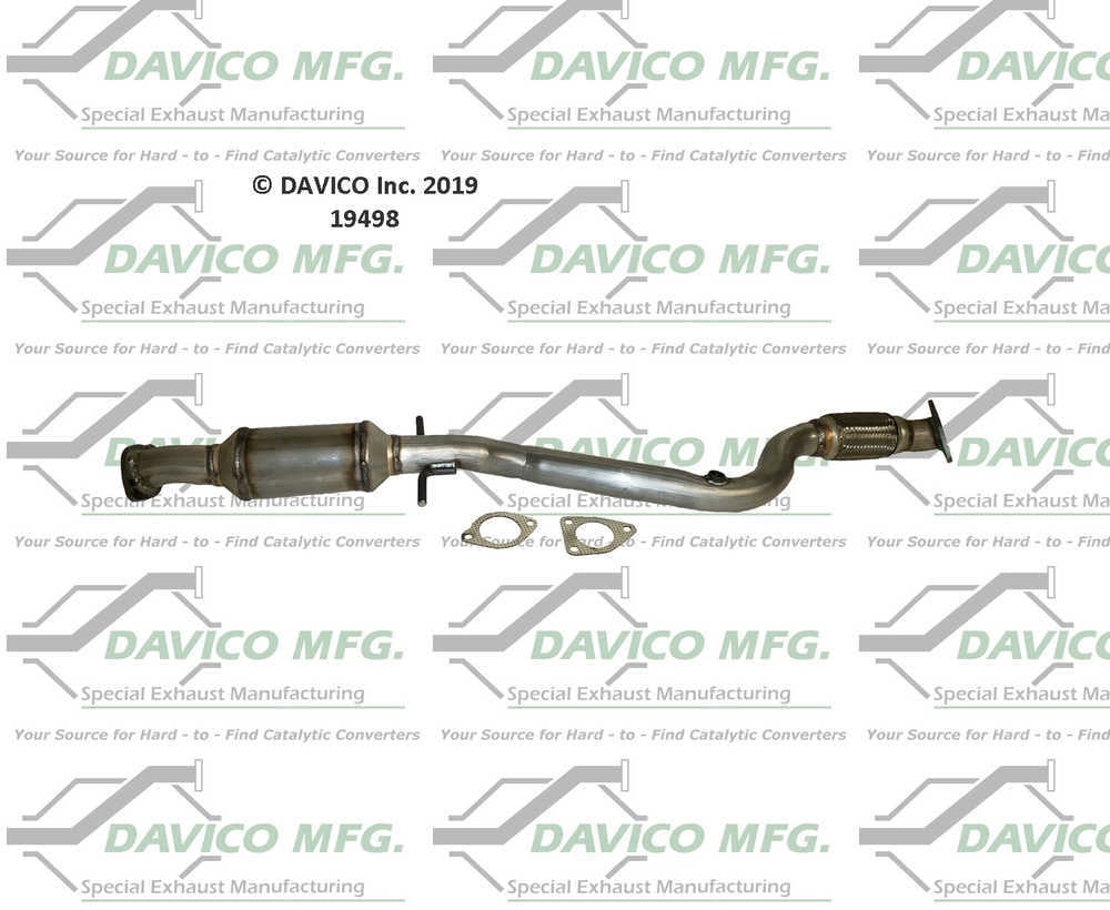 Davico Mfg 19498 Direct-Fit Catalytic Converter