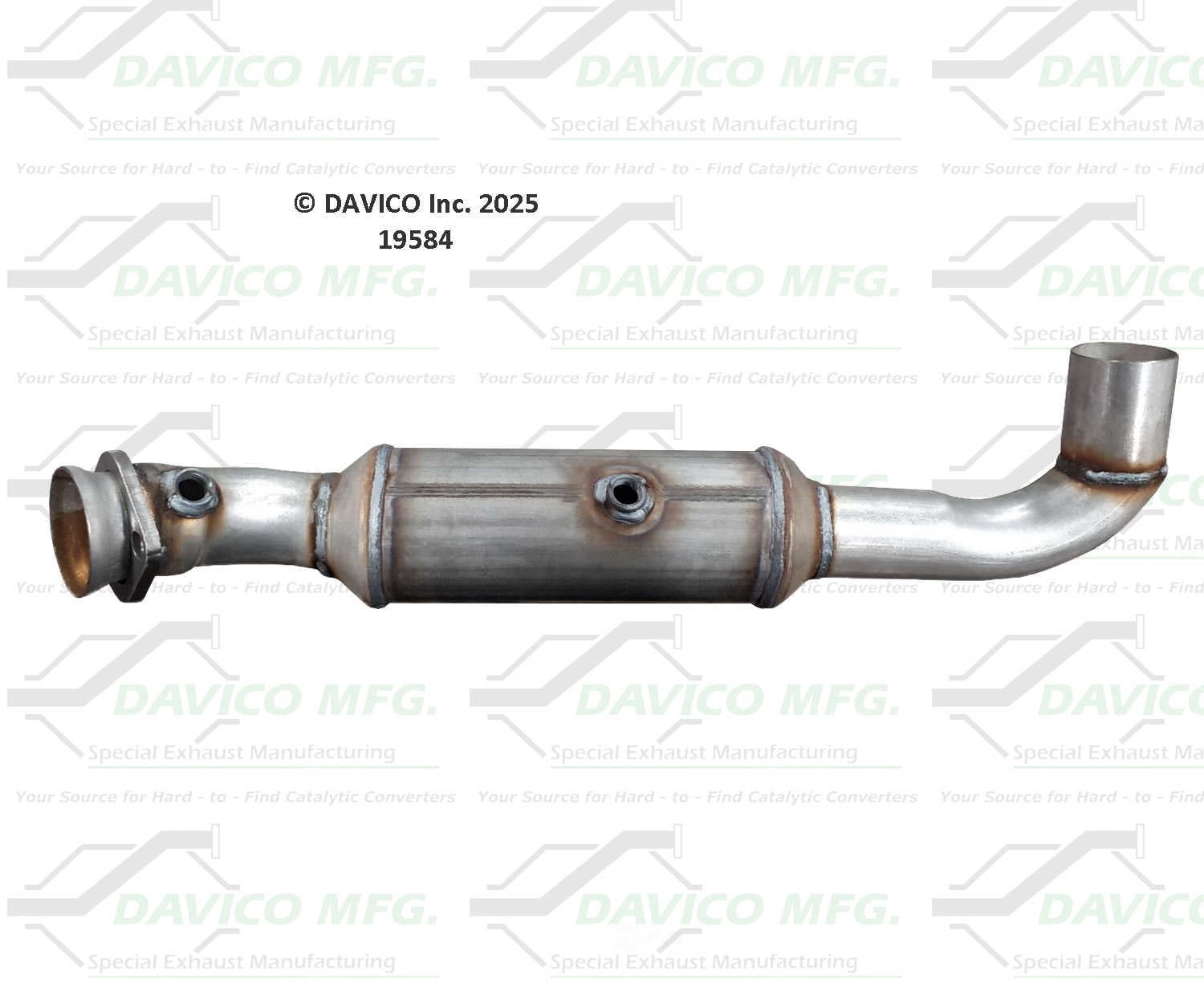 Davico Mfg 19584 Direct-Fit Catalytic Converter