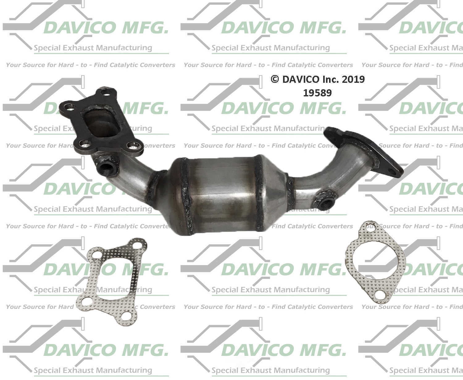 Davico Mfg 19589 Direct-Fit Catalytic Converter