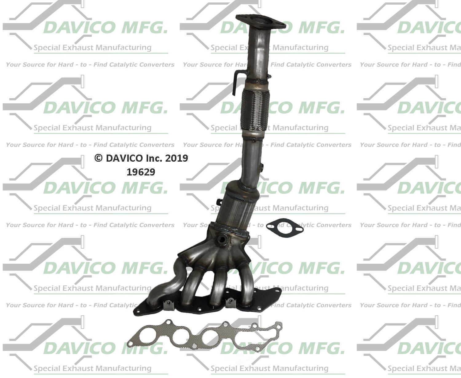 Davico Mfg 19629 Direct-Fit Catalytic Converter