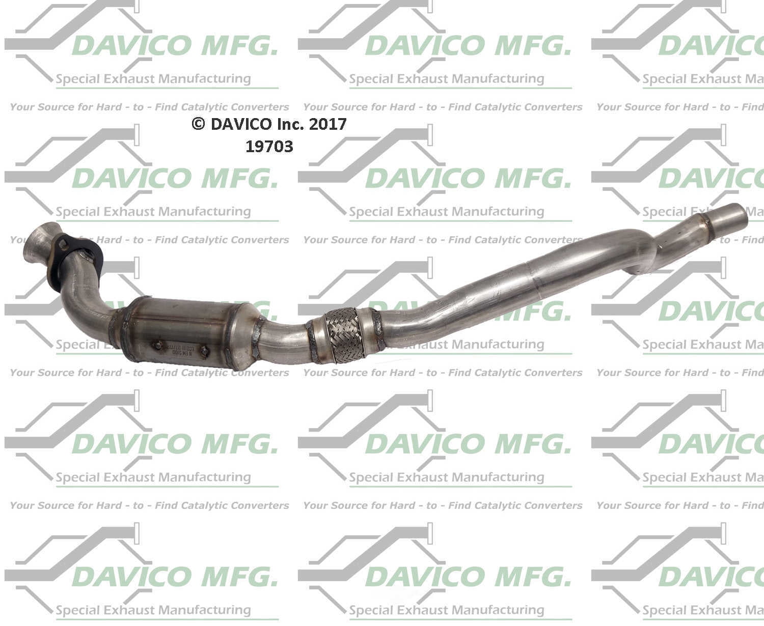 Davico Mfg 19703 Direct-Fit Catalytic Converter
