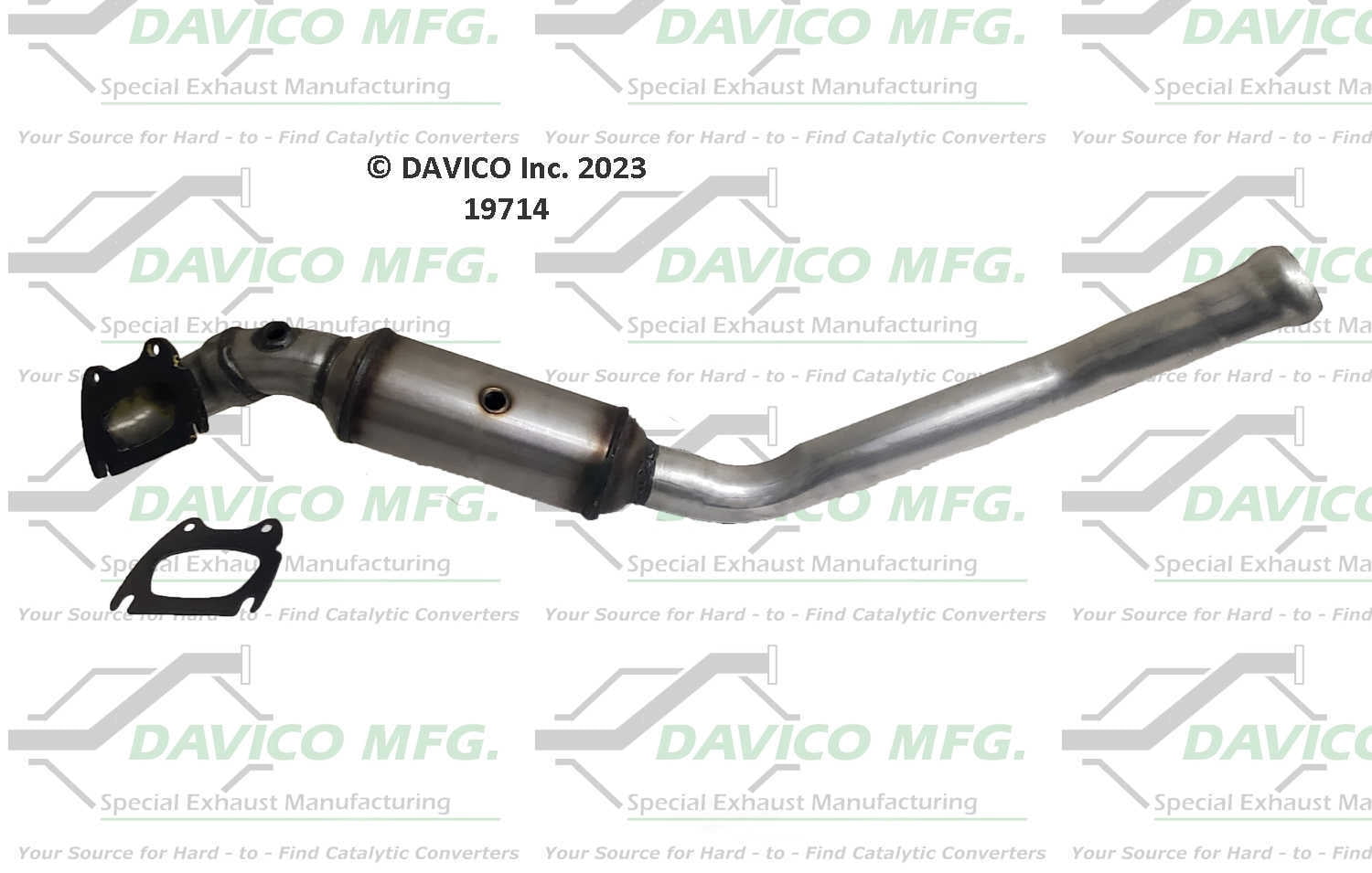 Davico Mfg 19714 Direct-Fit Catalytic Converter