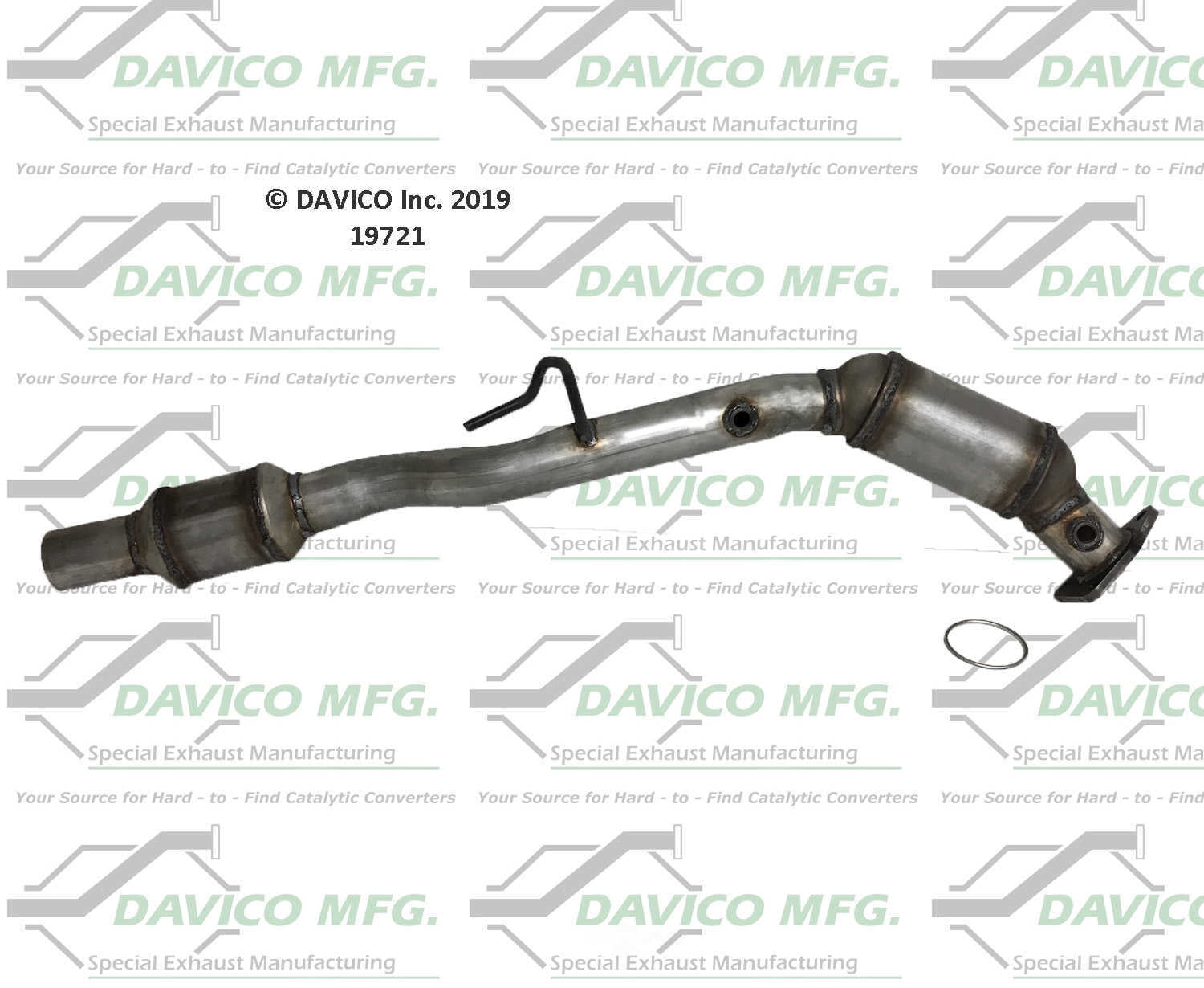Davico Mfg 19721 Direct-Fit Catalytic Converter