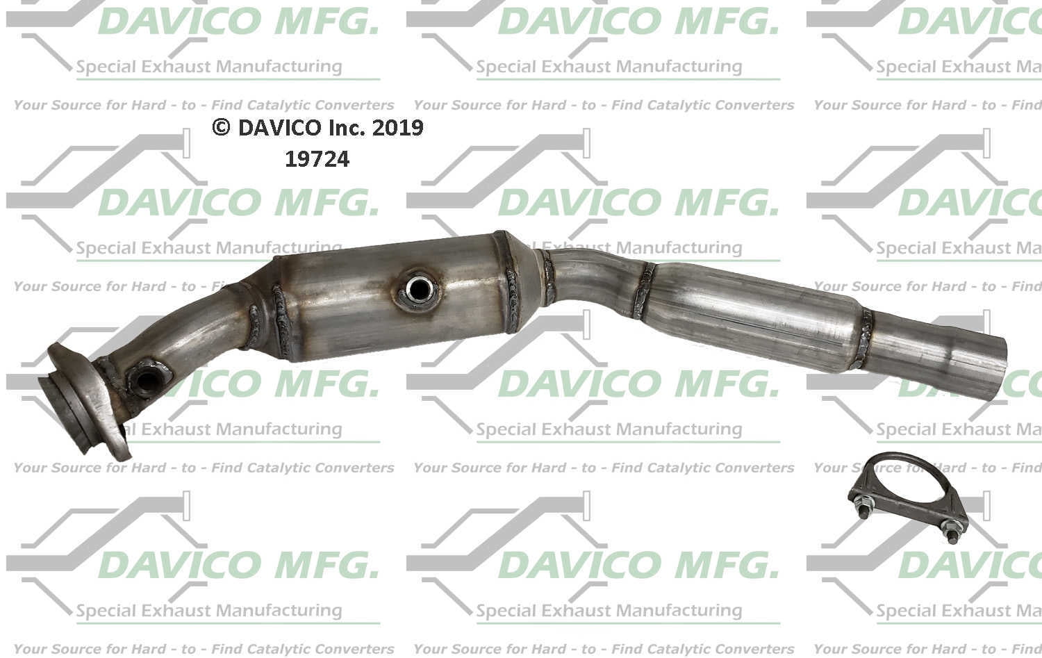 Davico Mfg 19724 Direct-Fit Catalytic Converter