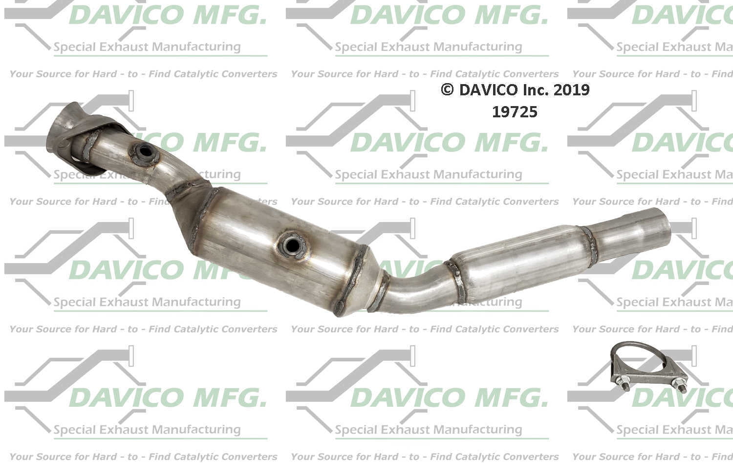 Davico Mfg 19725 Direct-Fit Catalytic Converter