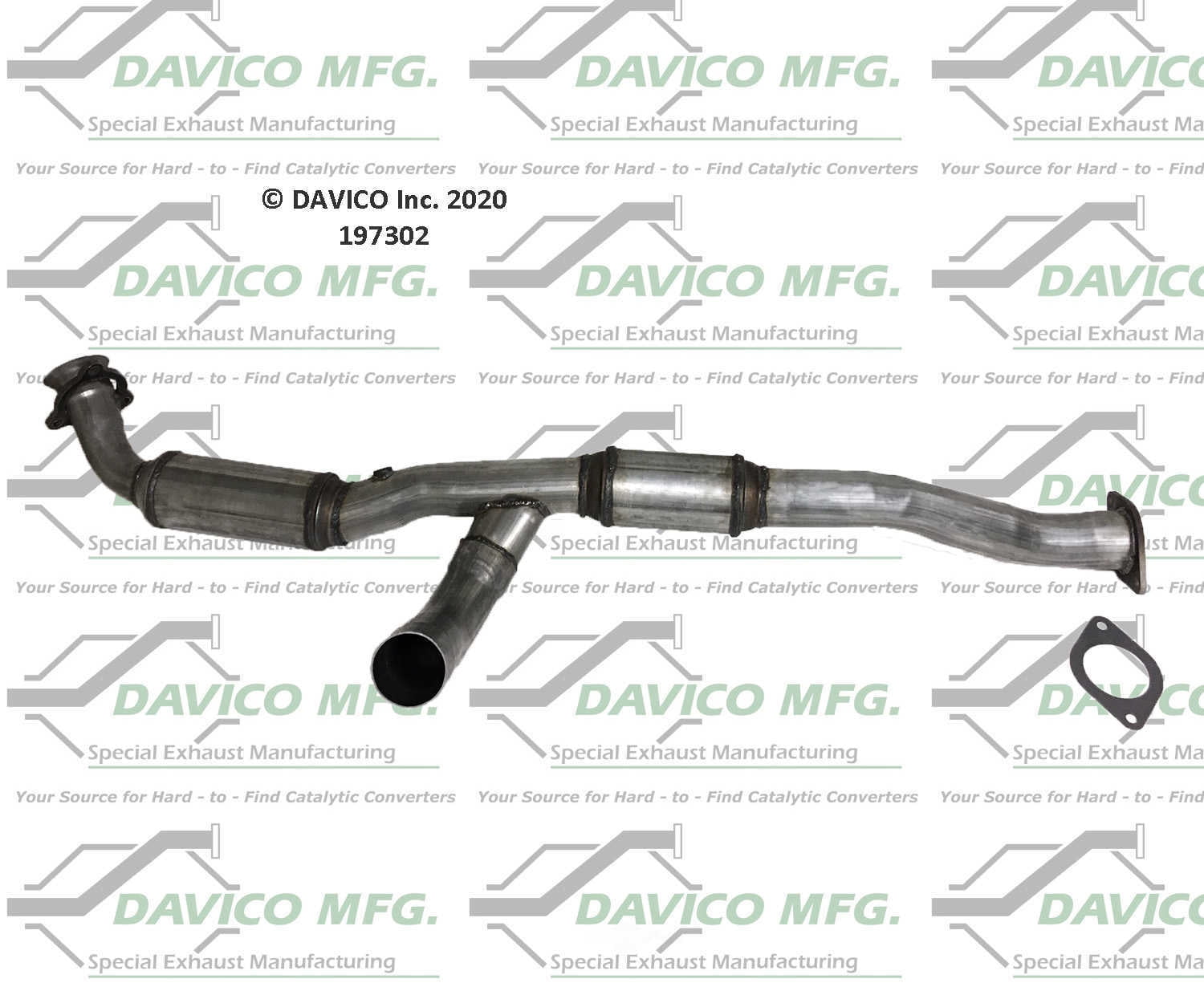 Davico Mfg 197302 Direct-Fit Catalytic Converter