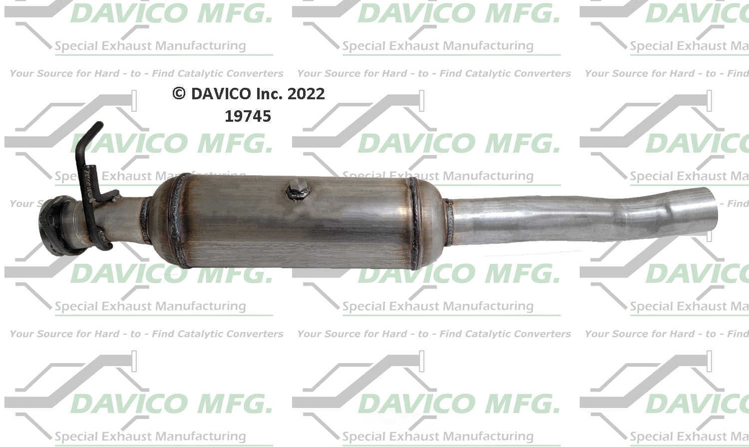 Davico Mfg 19745 Direct-Fit Catalytic Converter