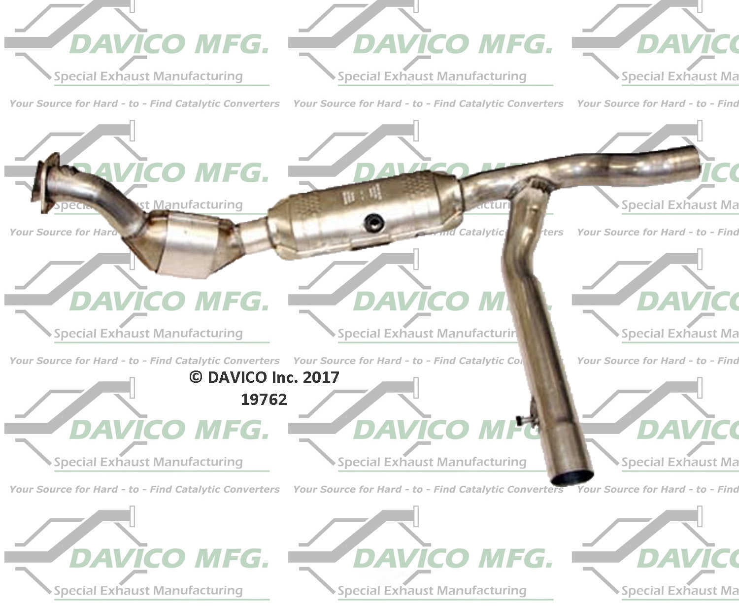 Davico Mfg 19762 Direct-Fit Catalytic Converter