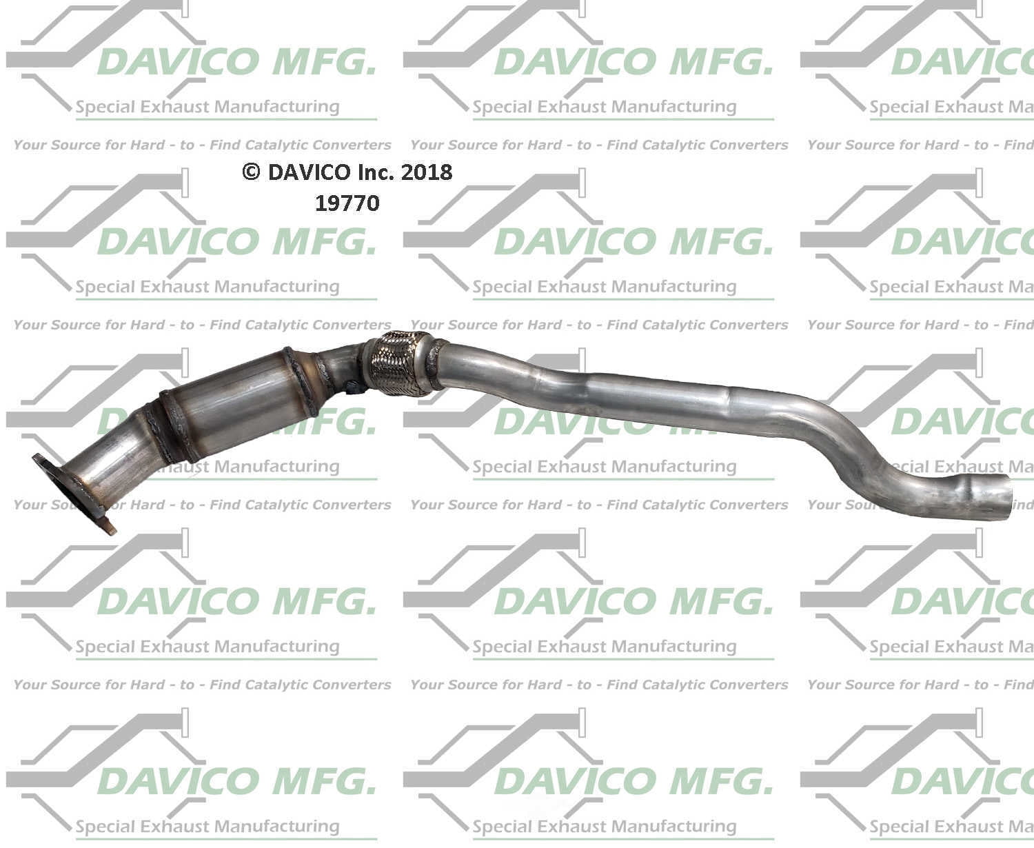 Davico Mfg 19770 Direct-Fit Catalytic Converter