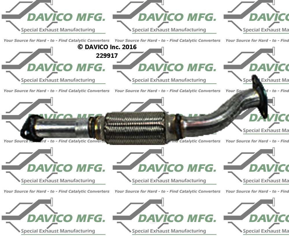 Davico Mfg 229917 Exact-Fit Exhaust Pipe