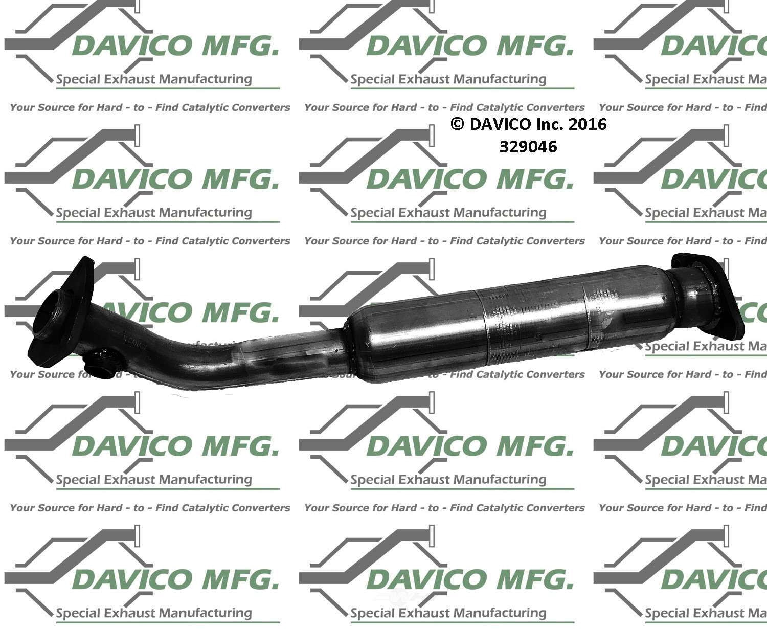 Davico Mfg 329046 Exact-Fit Exhaust Pipe
