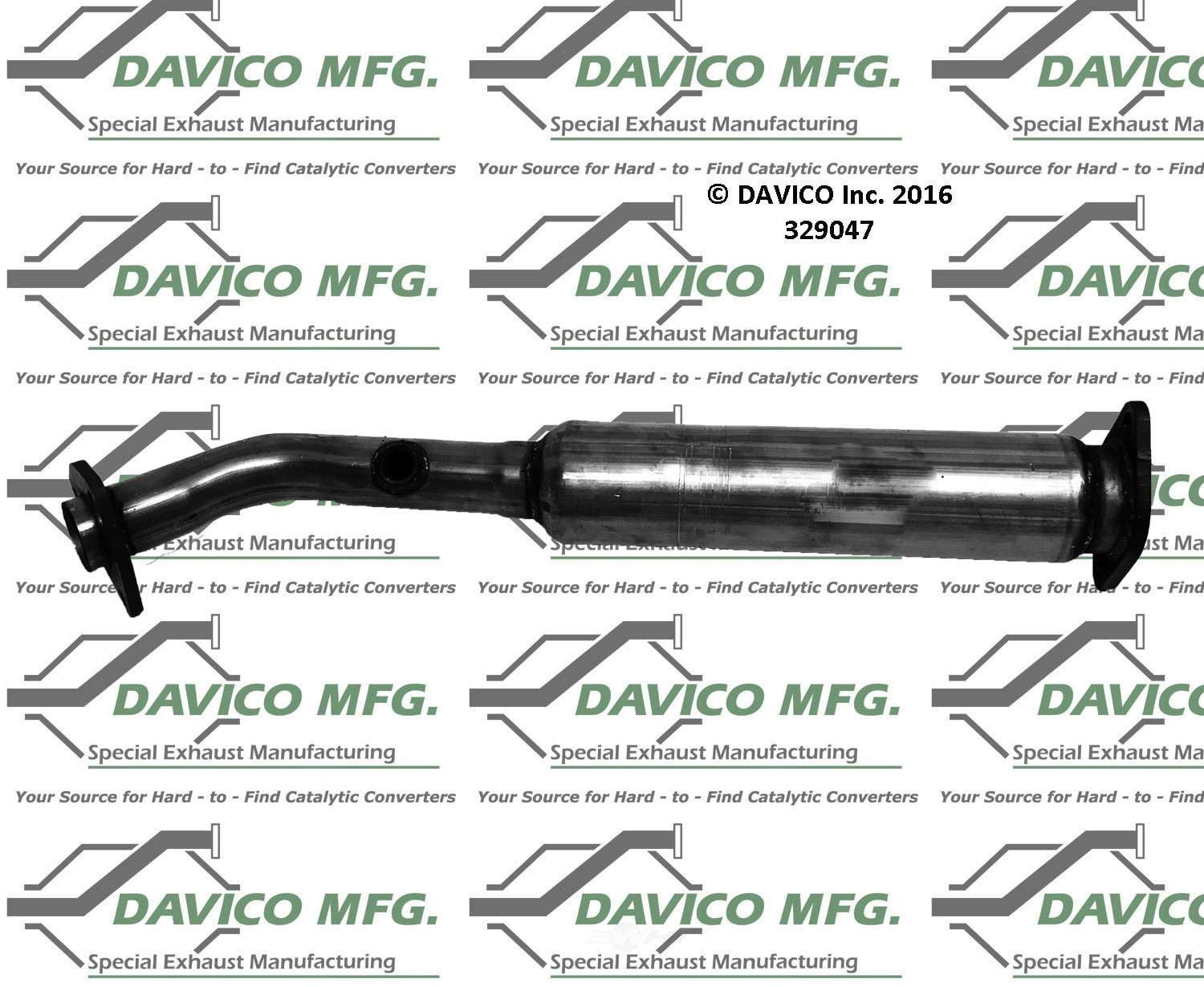 Davico Mfg 329047 Exact-Fit Exhaust Pipe