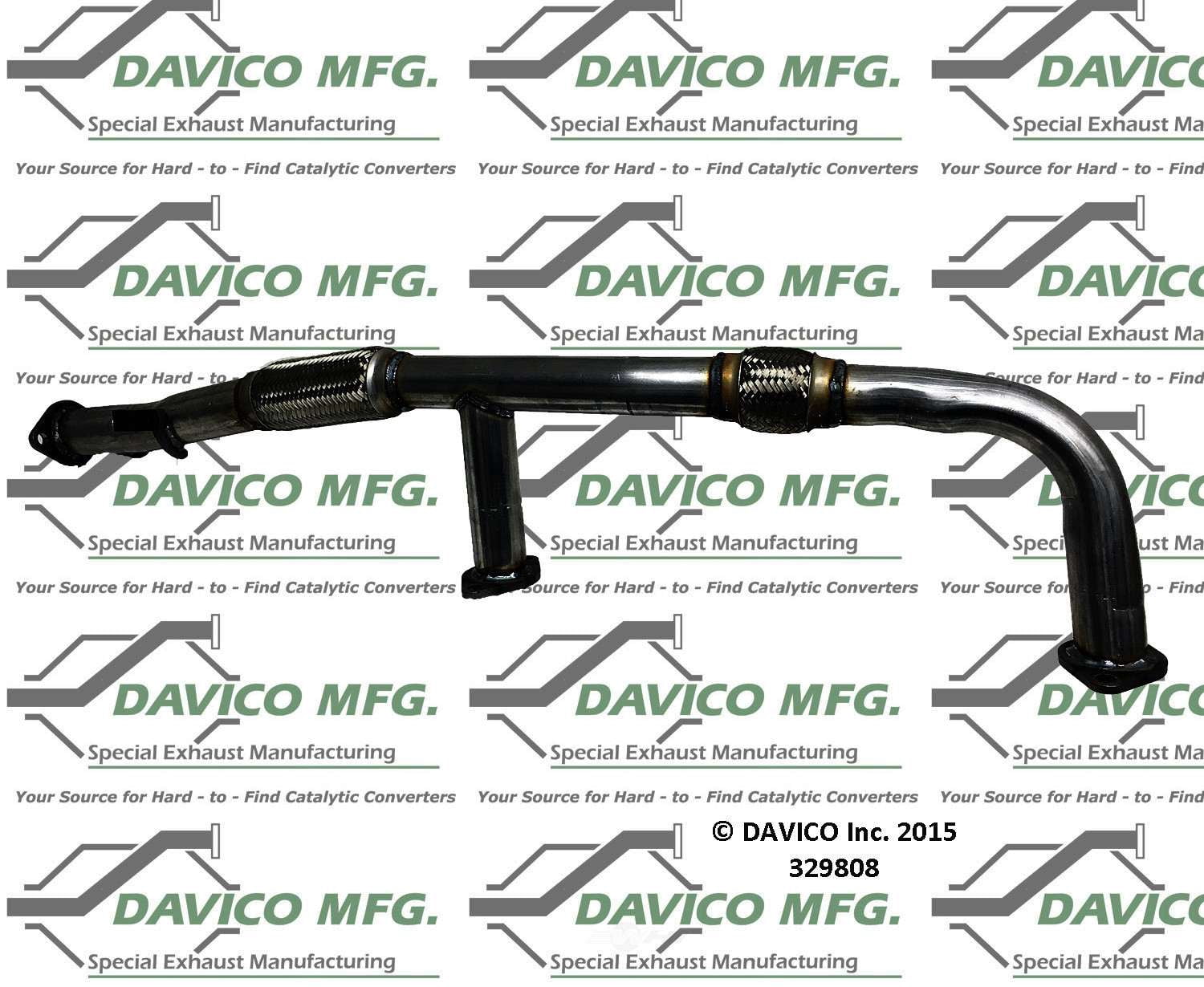 Davico Mfg 329808 Exact-Fit Exhaust Pipe