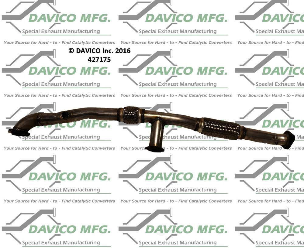 Davico Mfg 427175 Prebent Exhaust Pipe