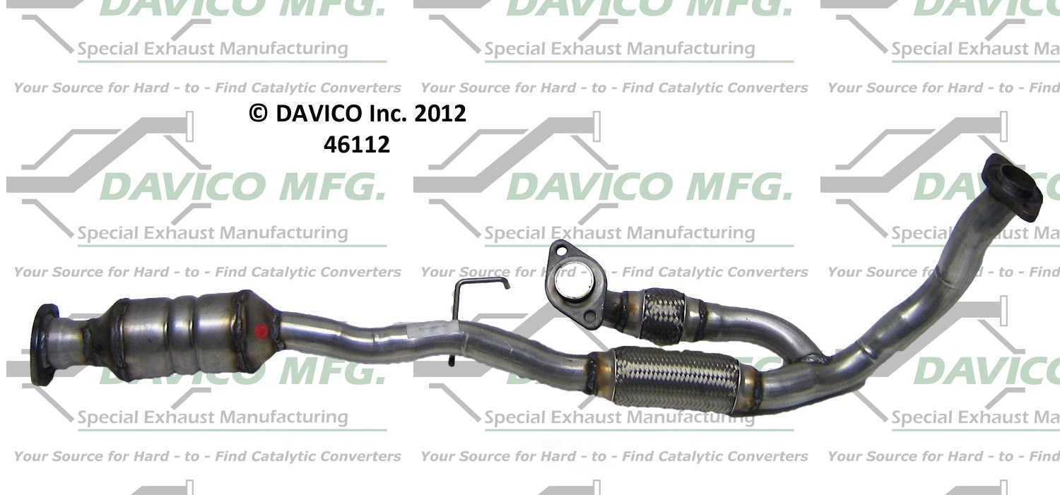 Davico Mfg 46112 Dealer Alternative Direct-Fit Catalytic Converter