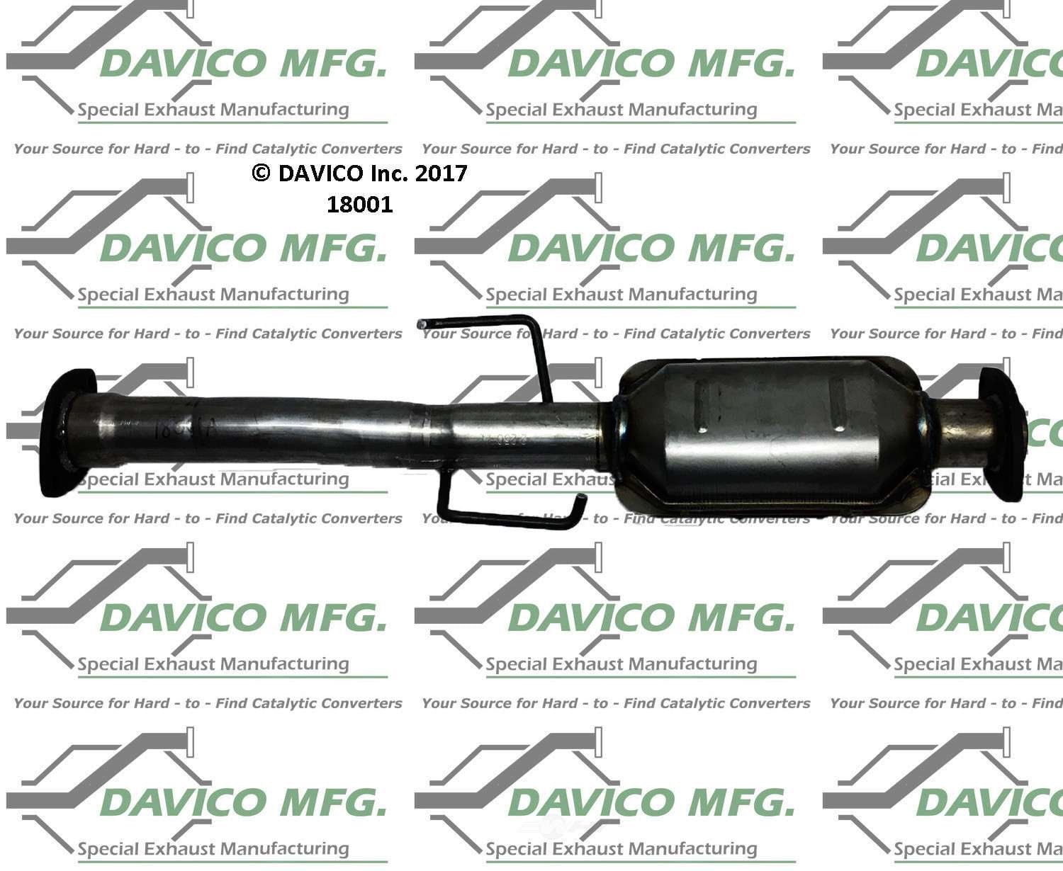 Davico Mfg 48001 Dealer Alternative Direct-Fit Catalytic Converter