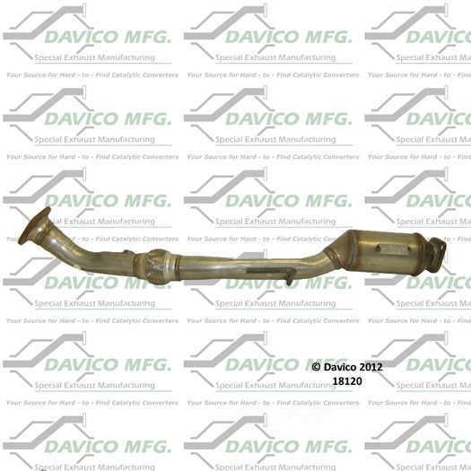 Davico Mfg 48120 Dealer Alternative Direct-Fit Catalytic Converter