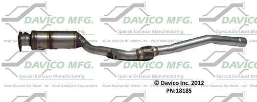 Davico Mfg 48185 Dealer Alternative Direct-Fit Catalytic Converter
