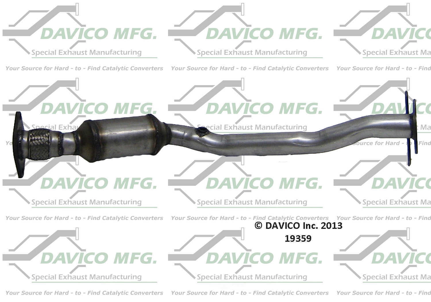 Davico Mfg 49359 Dealer Alternative Direct-Fit Catalytic Converter