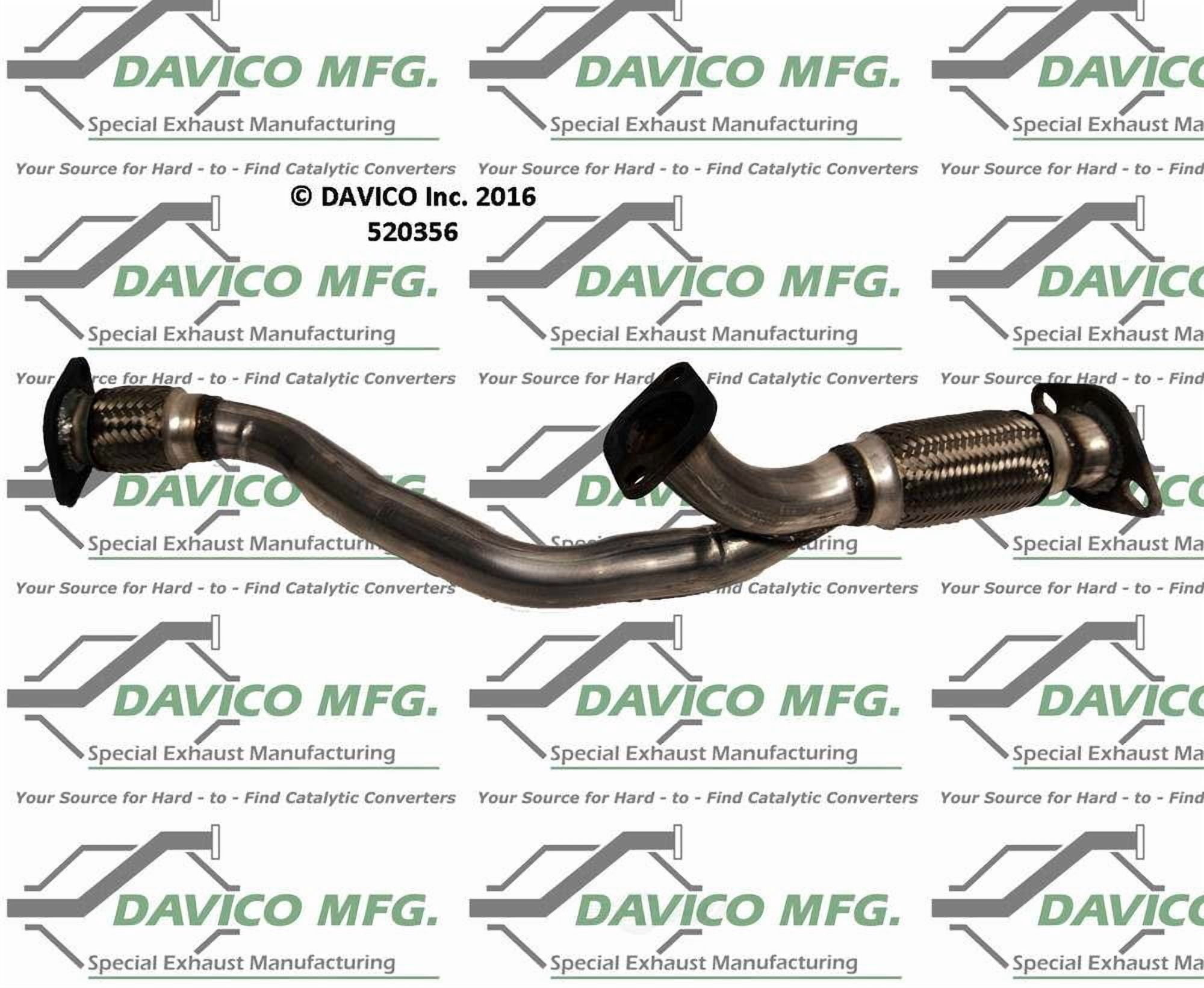 Davico Mfg 520356 Exact-Fit Exhaust Pipe