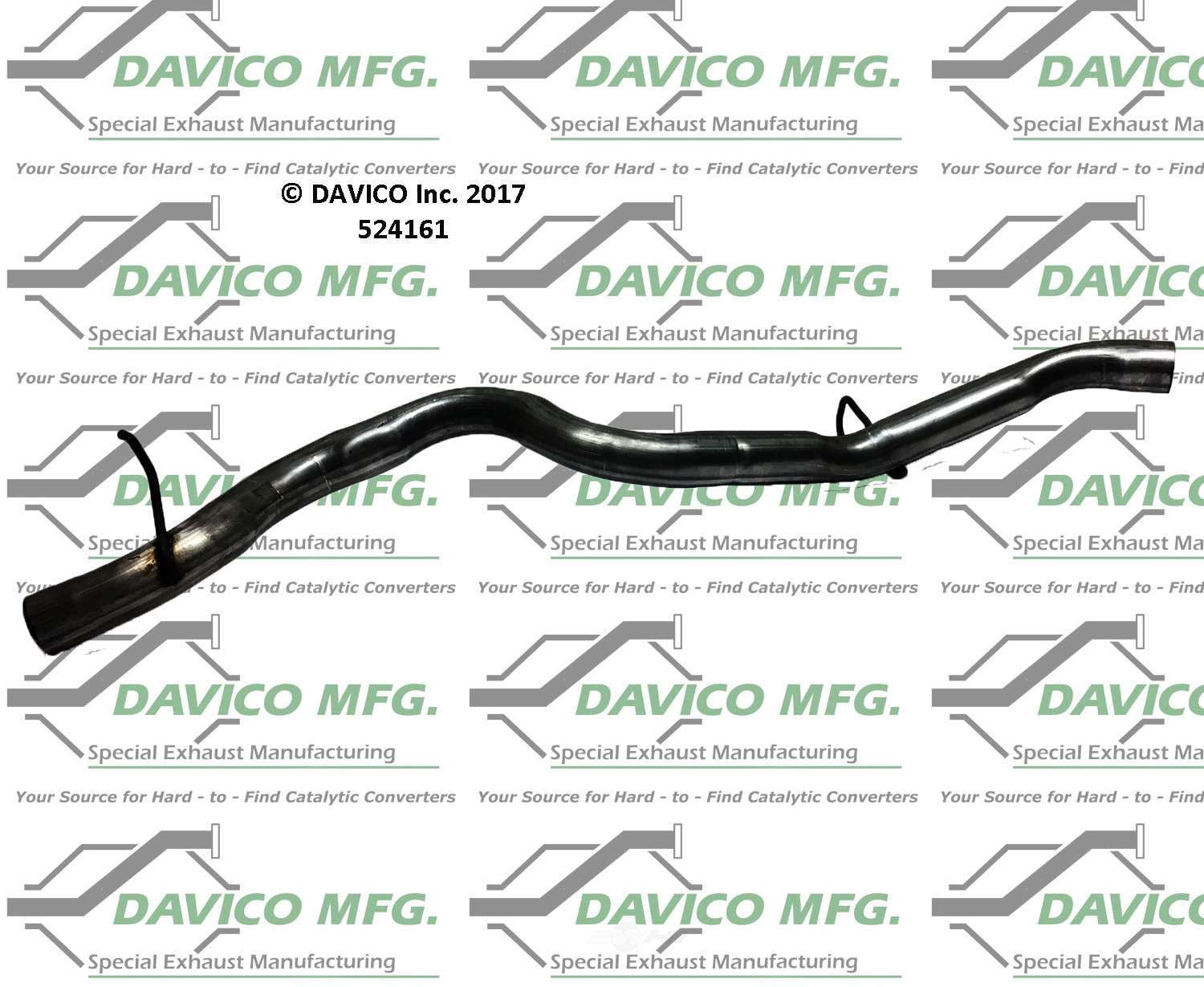 Davico Mfg 524161 Exact-Fit Exhaust Pipe