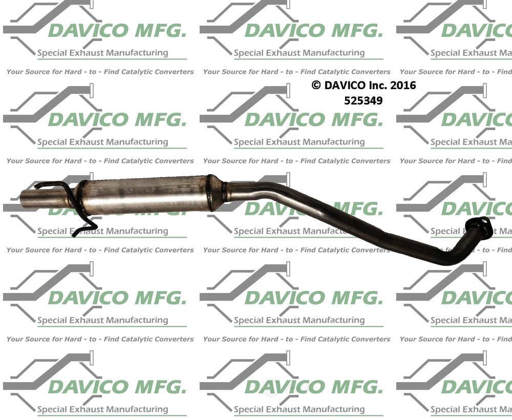 Davico Mfg 525349 Exact-Fit Exhaust Pipe